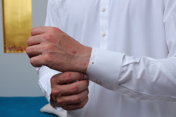 Pure White Shalwar Kameez - Image 5