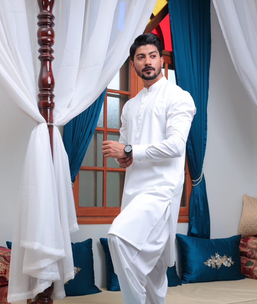 White Shalwar Kameez
