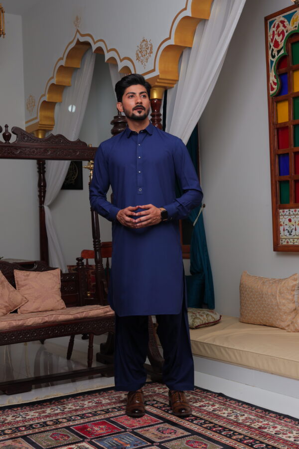 Sapphire Blue Shalwar Kameez
