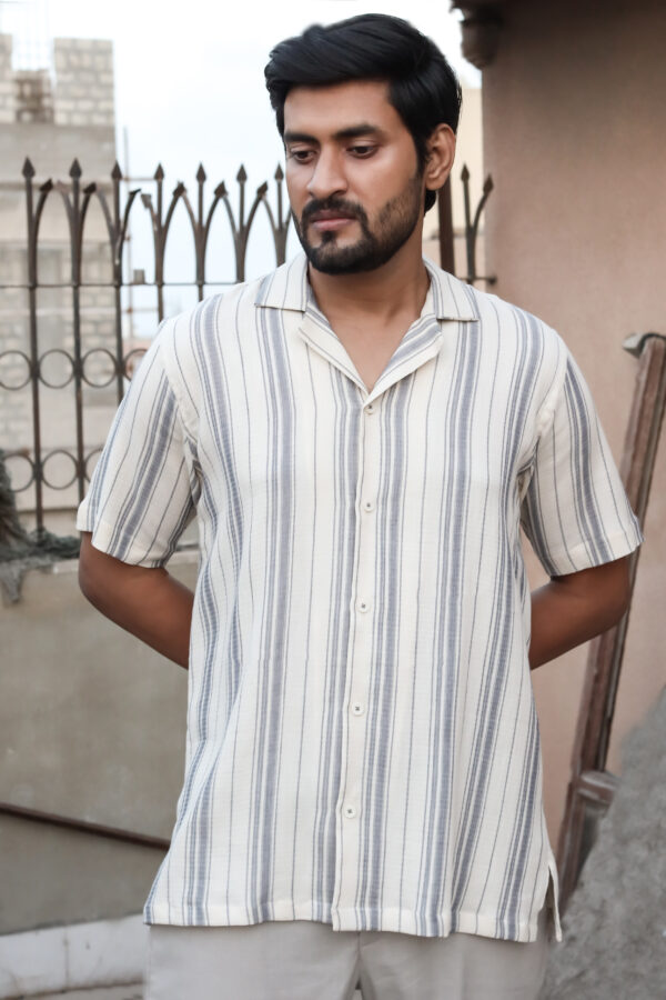 The Alto Stripe Cuban Shirt - Image 3