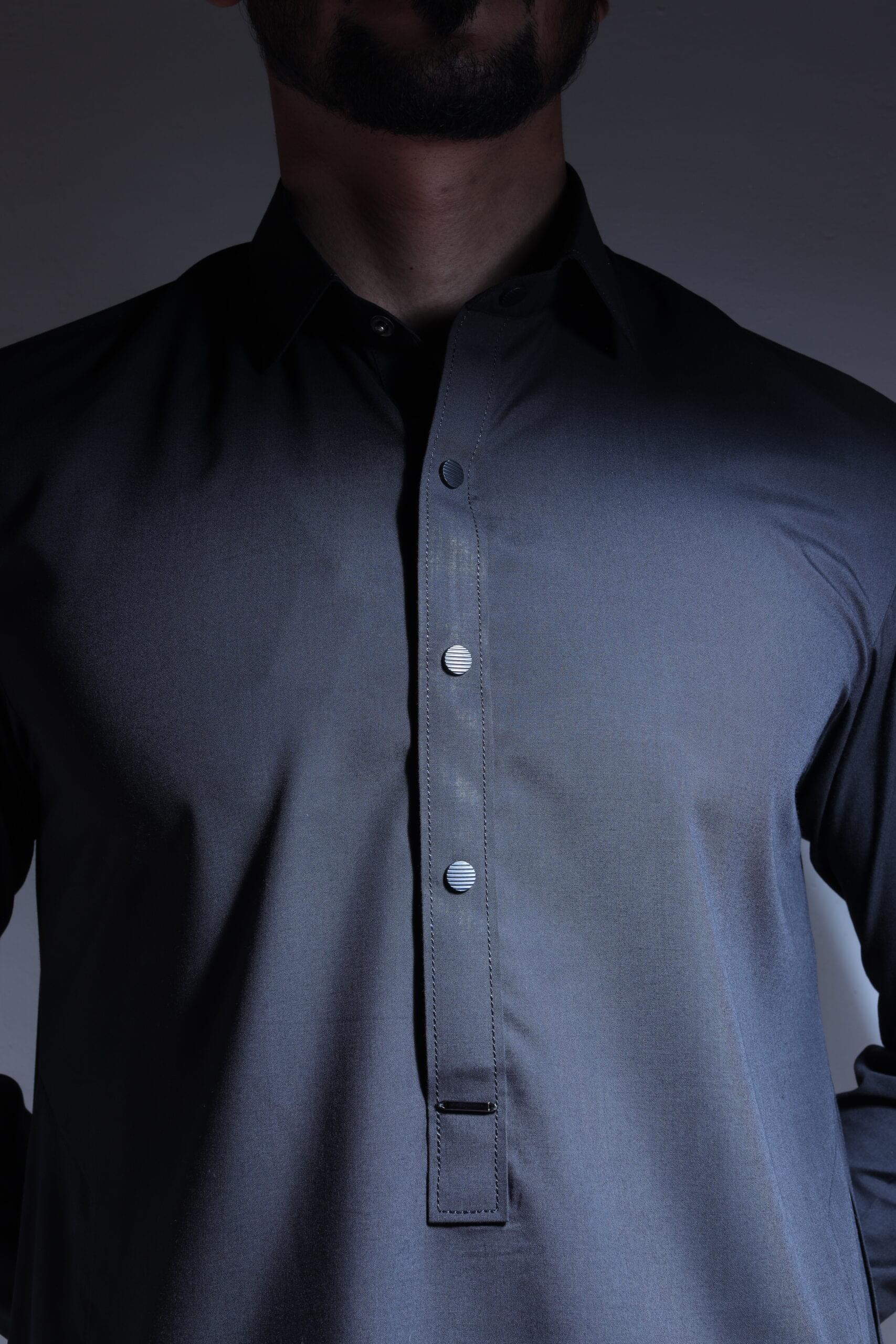 The "Noir" Jade Black Shalwar Kameez - Image 2